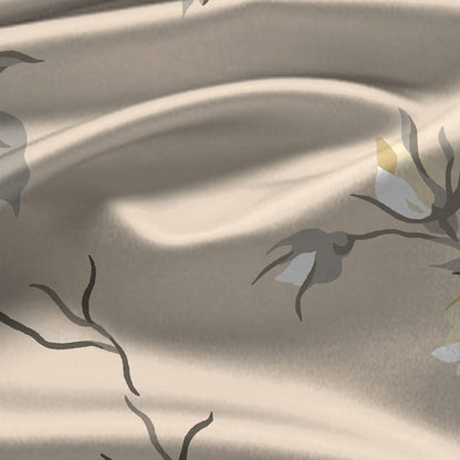 Elegance Brown Fabric Bedsheets