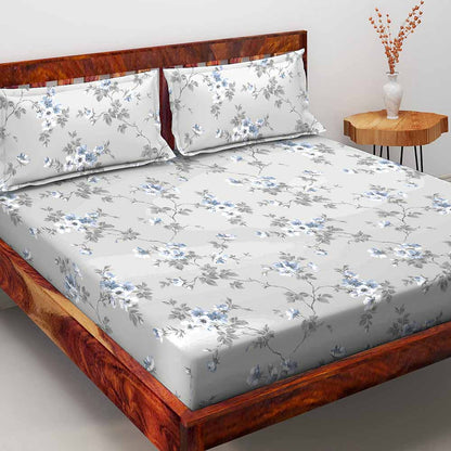 Blue Cotton Bedsheets