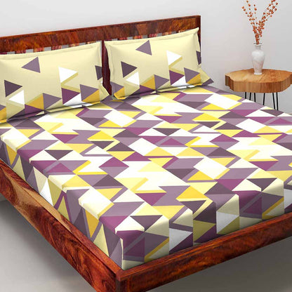Triangles Violet Bedsheets