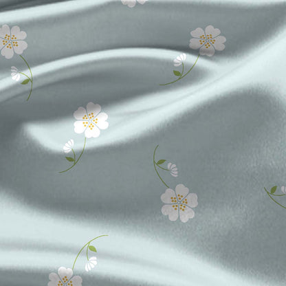 Voila Blue 100% Cotton Antibacterial Bedsheet Set - Elements Classic