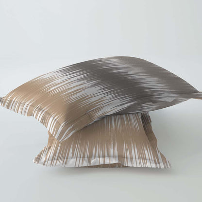 Hazel Brown 100% Cotton Antibacterial Bedsheet Set - Splendour Classic