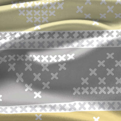 Kasuti Grey 100% Cotton Antibacterial Bedsheet Set - Splendour Classic