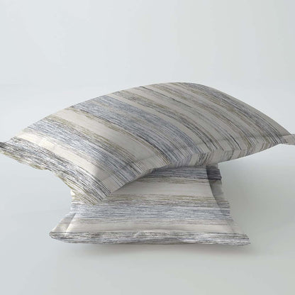 Checks Brown 100% Cotton Antibacterial Bedsheet Set - Splendour Classic