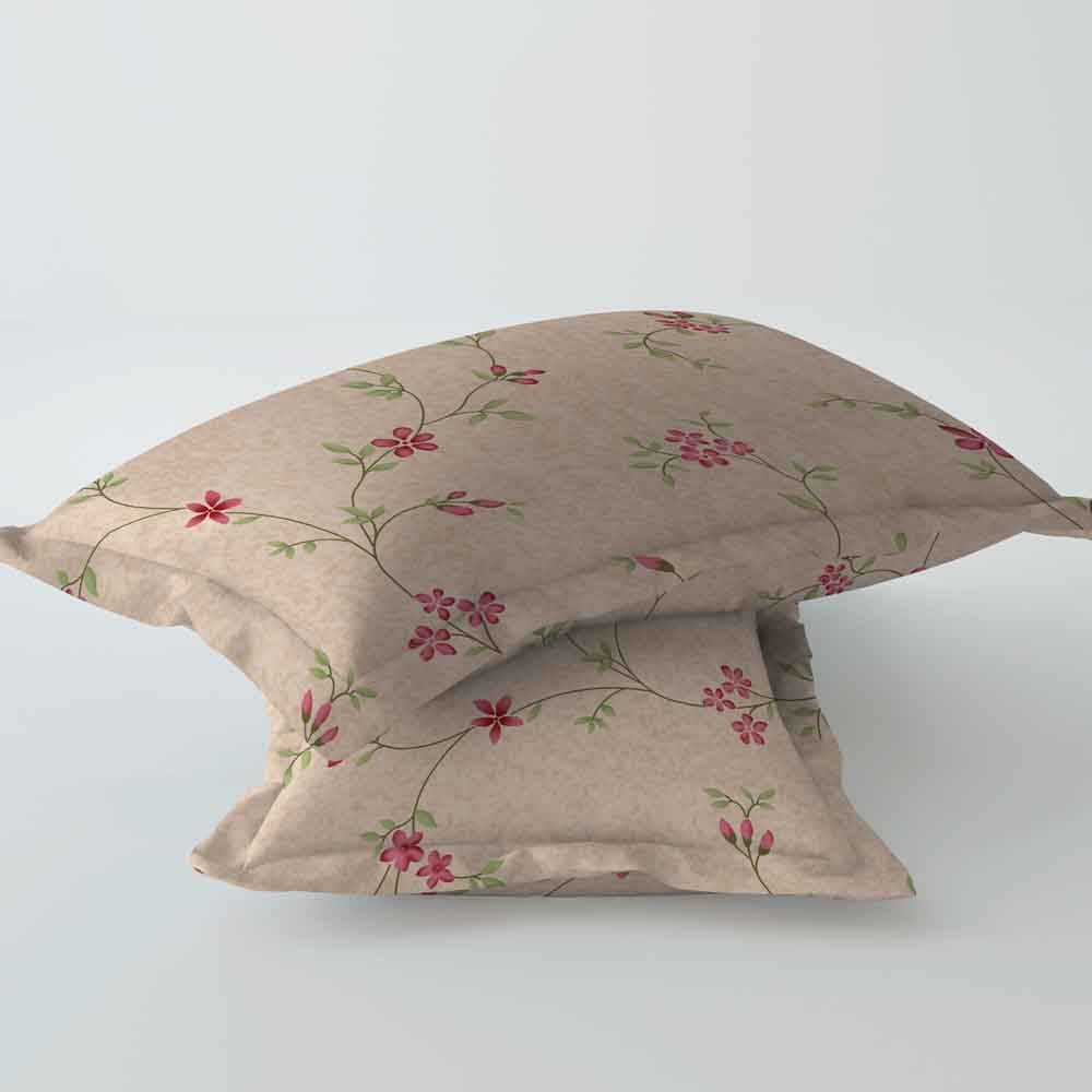 Chintz Pink 100% Cotton Super Soft Antibacterial Bedsheet Set - Splendour Prime