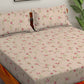 Chintz Pink 100% Cotton Super Soft Antibacterial Bedsheet Set - Splendour Prime