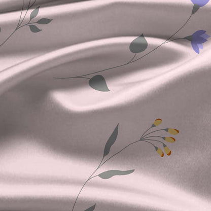 Sheen Mauve 100% Cotton Super Soft Antibacterial Bedsheet Set - Splendour Prime