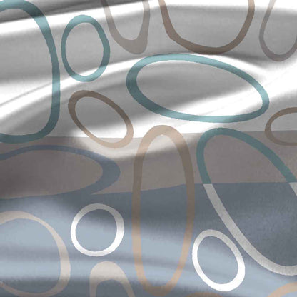 Pebbles Grey 100% Cotton Super Soft Antibacterial Bedsheet Set - Grandeur Classic