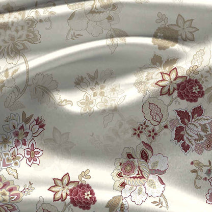 Jacobean Brown 100% Cotton Super Soft Antibacterial Bedsheet Set - Grandeur Prime