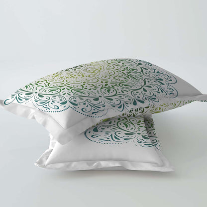 Digital Emerald Green 100% Cotton Super Soft Antibacterial Bedsheet Set - Grandeur Prime