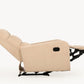 Elysian Beige Fabric Recliner