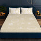 Trove Beige Designer Antibacterial Cotton Bed Linen Set by Rohit Bal