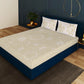 Trove Beige Designer Antibacterial Cotton Bed Linen Set by Rohit Bal