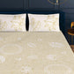 Trove Beige Designer Antibacterial Cotton Bed Linen Set by Rohit Bal