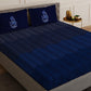 Lustre Blue Designer Antibacterial Cotton Bed Linen Set by Rohit Bal
