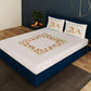 Paroquet Beige Designer Antibacterial Cotton Bed Linen Set by Rohit Bal