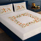 Paroquet Beige Designer Antibacterial Cotton Bed Linen Set by Rohit Bal