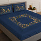 Paroquet Blue Designer Antibacterial Cotton Bed Linen Set by Rohit Bal