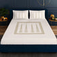 Tree of Life Beige Designer Antibacterial Cotton Bed Linen Set by Rohit Bal