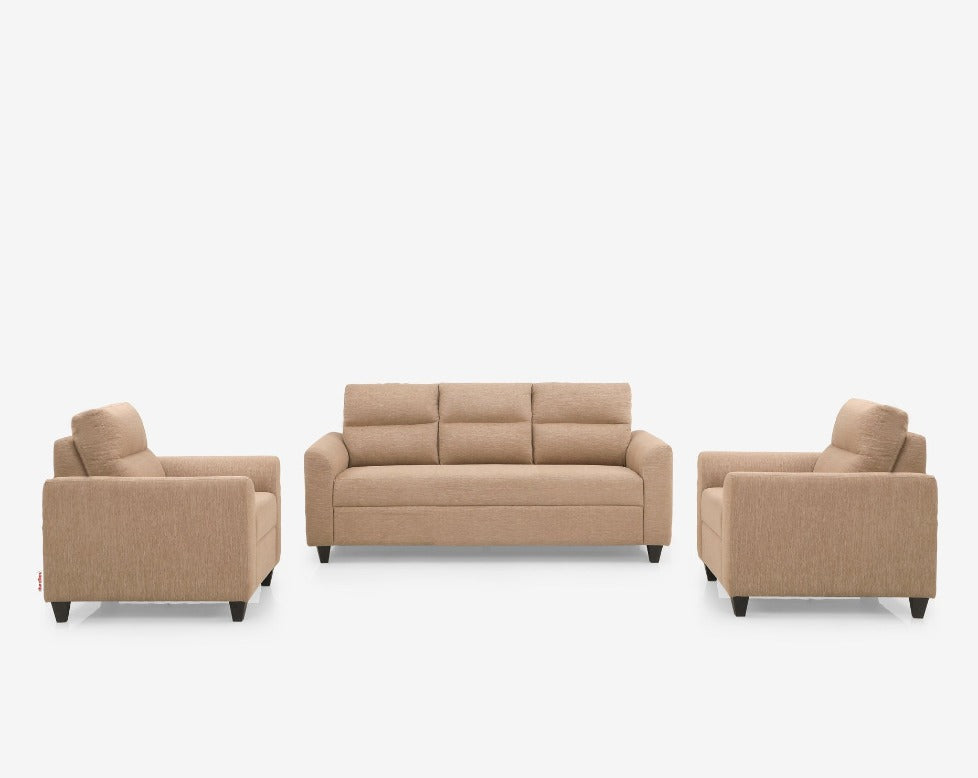 Zivo Brown Fabric Sofa
