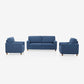 Utopia Blue Fabric Sofa