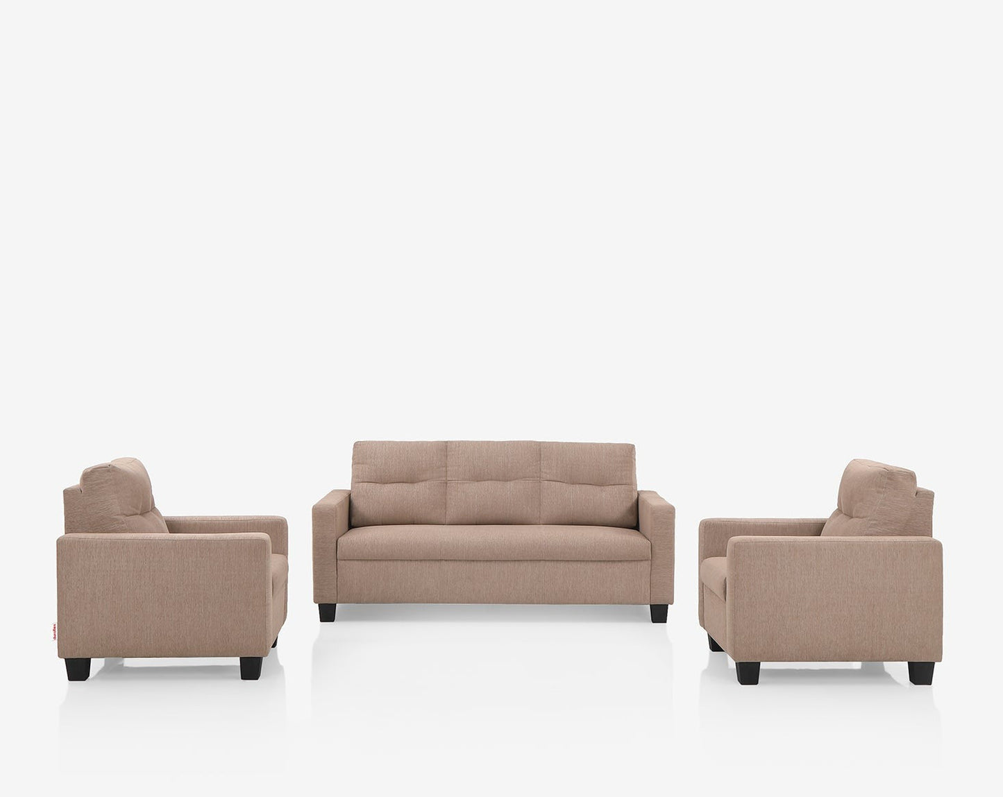 Ease Brown Fabric Sofa