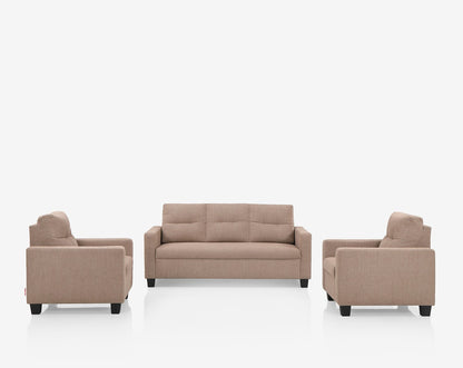 Ease Brown Fabric Sofa