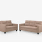 Ease Brown Fabric Sofa