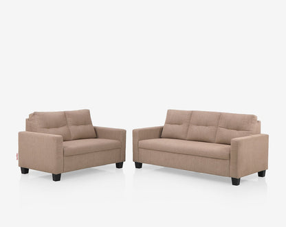 Ease Brown Fabric Sofa