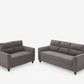 Zivo Grey Fabric Sofa