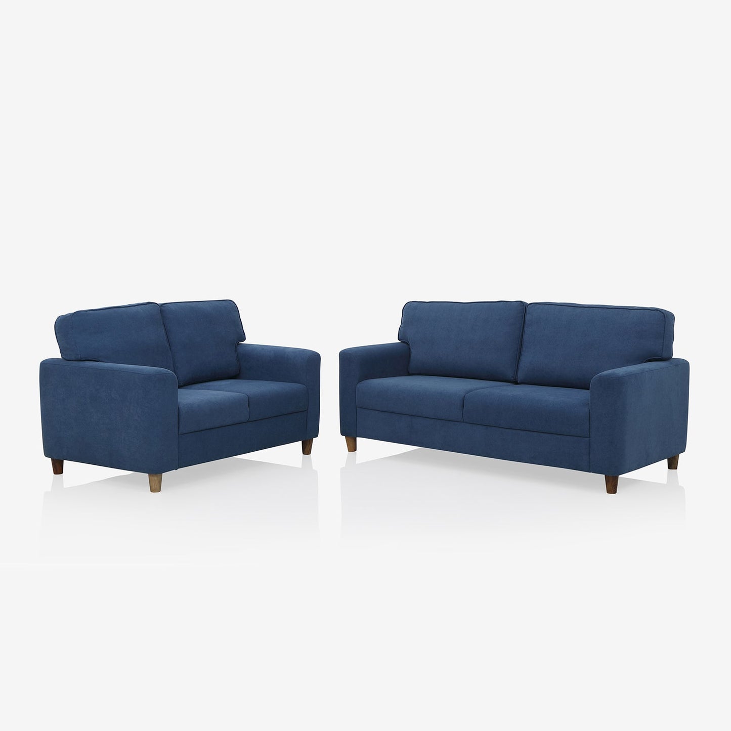 Utopia Blue Fabric Sofa