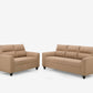 Zivo Brown Fabric Sofa