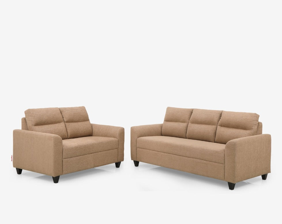 Zivo Brown Fabric Sofa