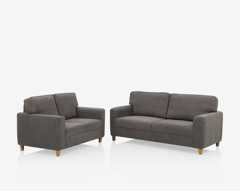 Utopia Grey Fabric Sofa