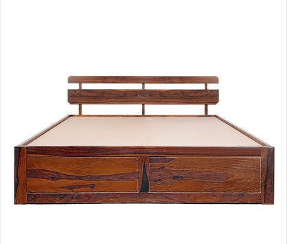 Admire Sheesham Wood Bed With Storage