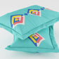 Trey Teal 100% Cotton Antibacterial Bedsheet Set