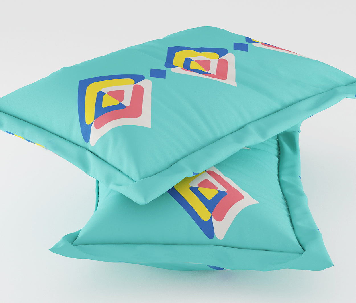 Trey Teal 100% Cotton Antibacterial Bedsheet Set