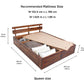 Admire Sheesham Wood Bed With Storage