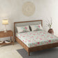 Alora Cream 100% Cotton Antibacterial Bedsheet Set