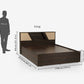 Soothe Engineered Wood Bed with Storage
