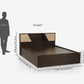 Soothe Engineered Wood Bed with Storage