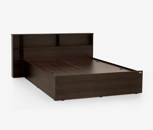 Drift Engineered Wood Bed with Storage