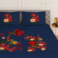 Bouquet Blue Designer Antibacterial Cotton Bed Linen Set by Rohit Bal
