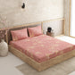 Bract Pink 100% Cotton Antibacterial Bedsheet Set