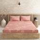 Bract Pink 100% Cotton Antibacterial Bedsheet Set
