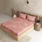 Bract Pink 100% Cotton Antibacterial Bedsheet Set