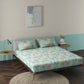 Carme Aqua 100% Cotton Antibacterial Bedsheet Set