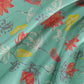 Carme Aqua 100% Cotton Antibacterial Bedsheet Set