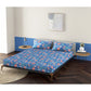 Carme Dark Blue 100% Cotton Antibacterial Bedsheet Set