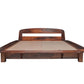Curve Sheesham Wood Bed