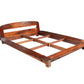Curve Sheesham Wood Bed